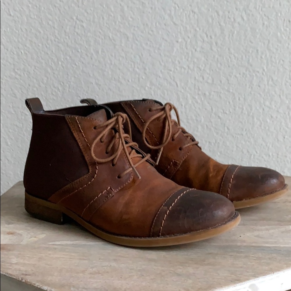 Franco Sarto Women’s Laced Ankle Boots